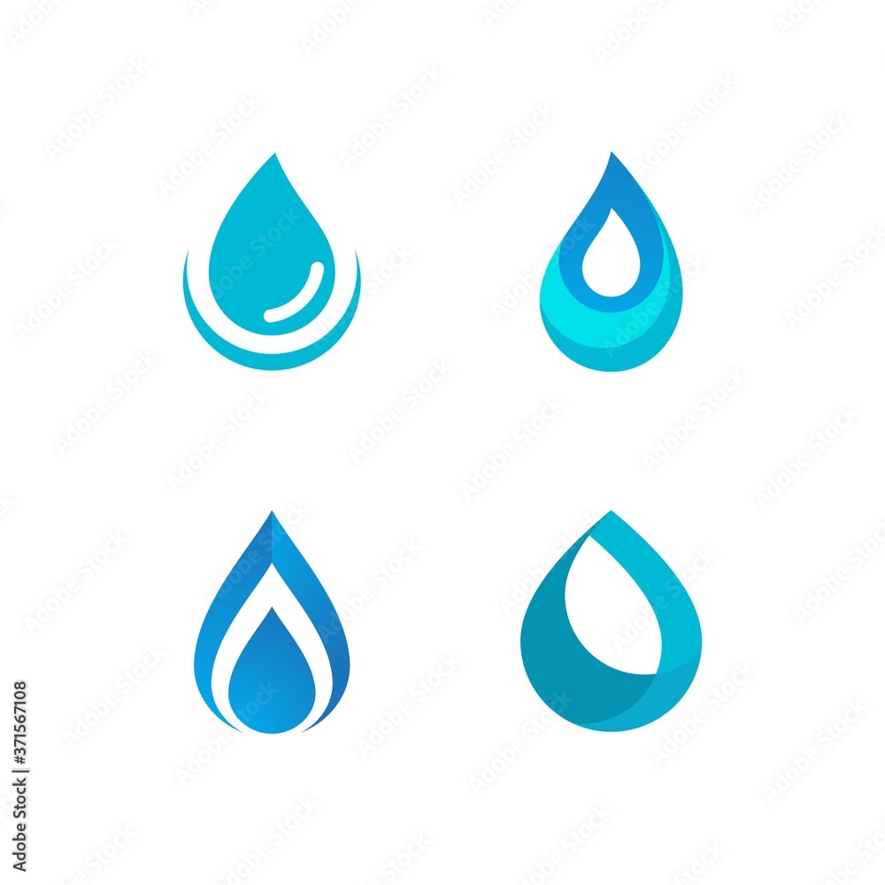 water drop Logo water drop Logo