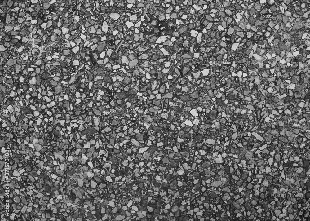 Background image dark grey rough texture pebble crushed fine on the floor Background image dark grey rough texture pebble crushed fine on the floor
