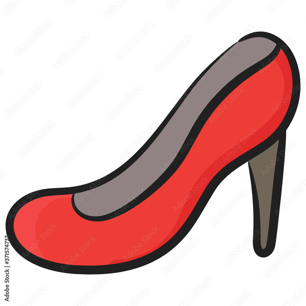 Adorable high heel, footwear icon in editable flat design
Adorable high heel, footwear icon in editable flat design