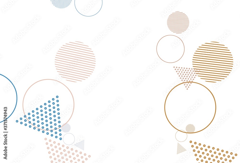 Light Blue, Yellow vector pattern with polygonal style with circles. Light Blue, Yellow vector pattern with polygonal style with circles.