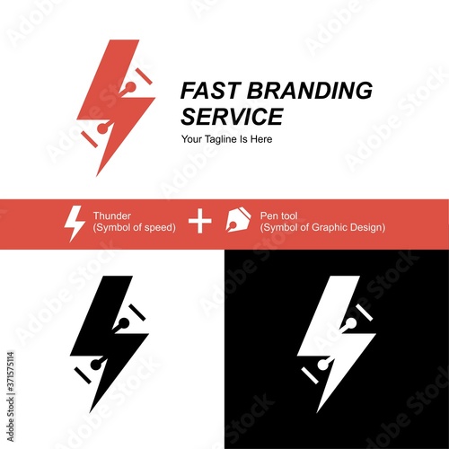 Fast Branding service logo idea Free Download Fast Branding service logo idea - GFXLoad
