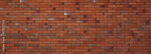 Brown brick wall texture. Home or office design.