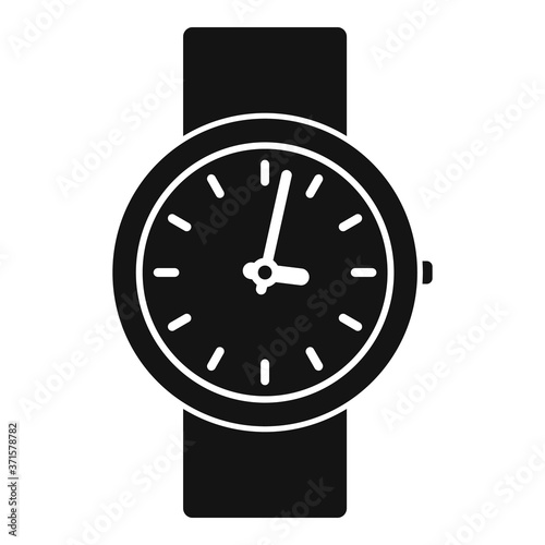 Leather watch repair icon. Simple illustration of leather watch repair vector icon for web design isolated on white background