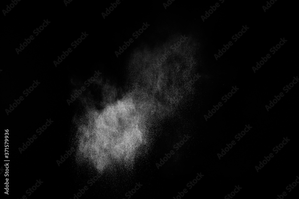 abstract white powder explosion abstract white powder explosion