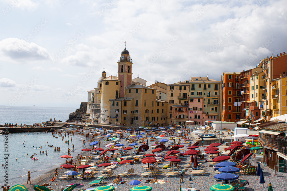 Old town of Camogli Italy