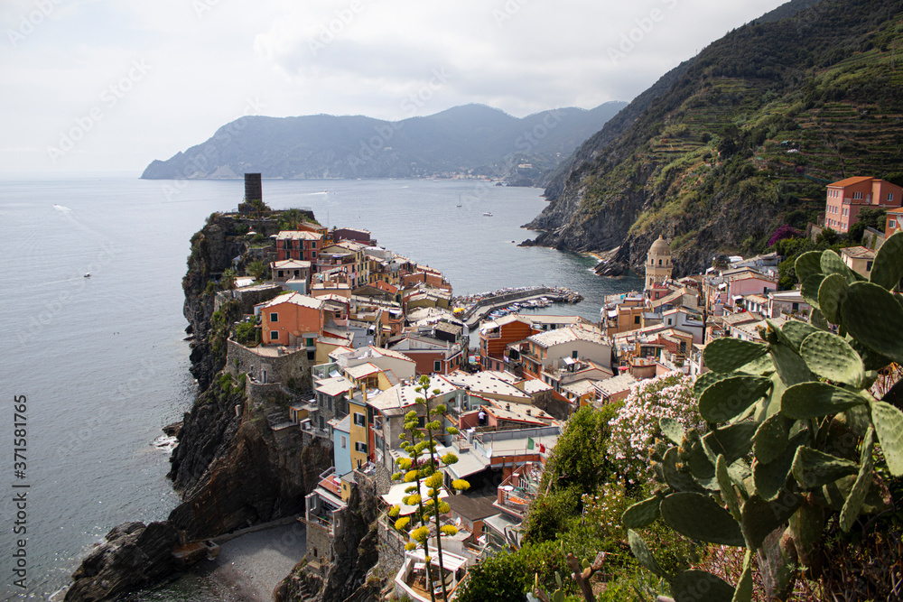 view of the old town Vernazza Cinque Terre