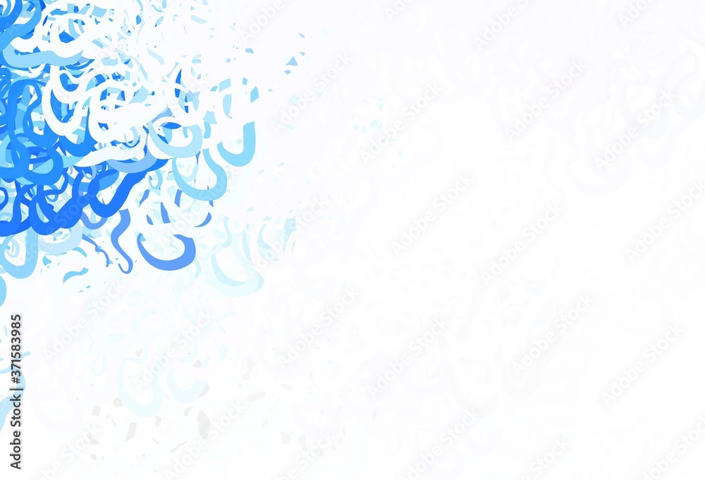 Light BLUE vector backdrop with wry lines. Light BLUE vector backdrop with wry lines.