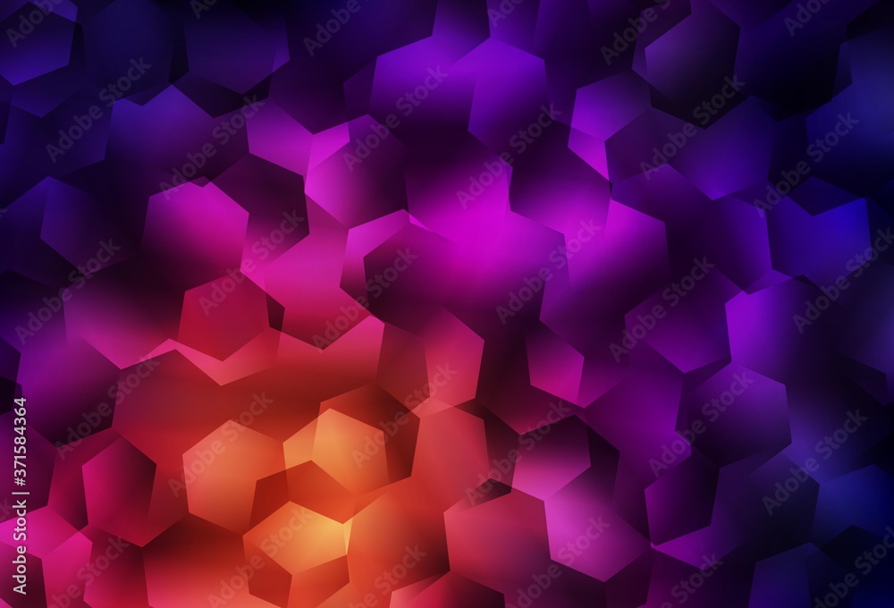 Dark Pink, Yellow vector abstract polygonal pattern. Dark Pink, Yellow vector abstract polygonal pattern.