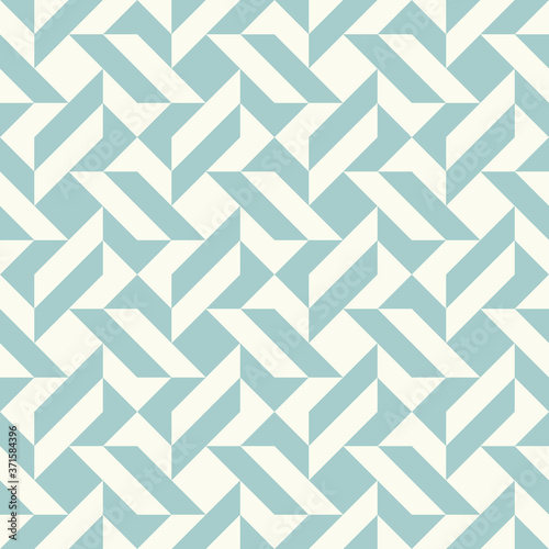 Abstract geometric pattern inspired by duvet quilting