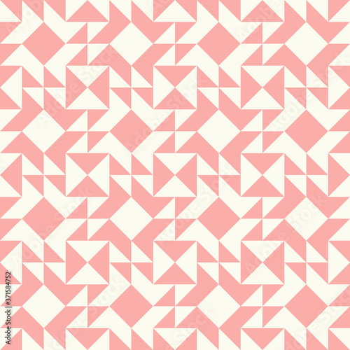 Abstract geometric pattern inspired by duvet quilting