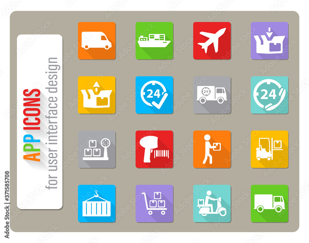 Delivery simply icons