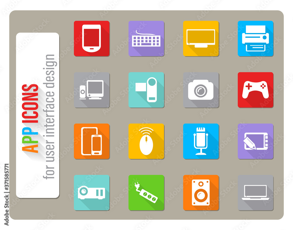 device icon set device icon set