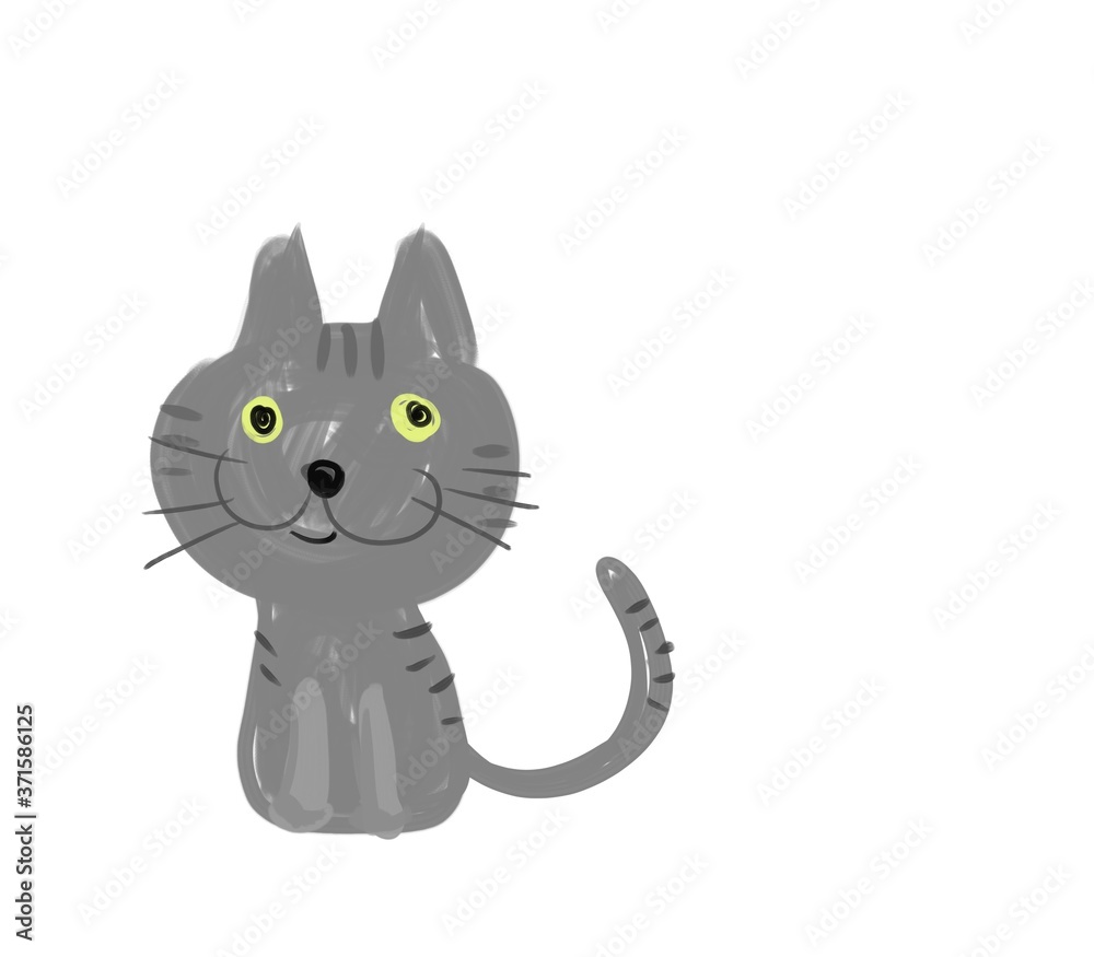 Obraz premium 猫2