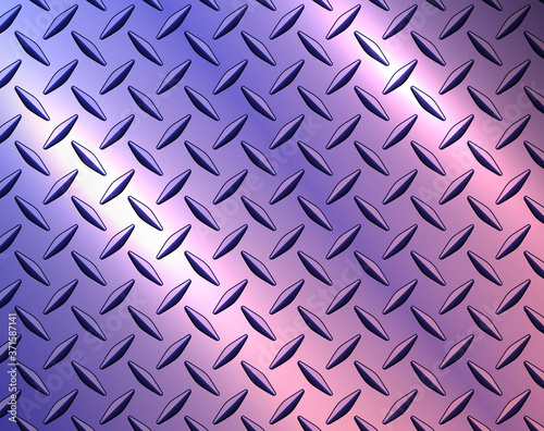 The diamond steel metal sheet texture background, metallic purple shiny vector illustration.