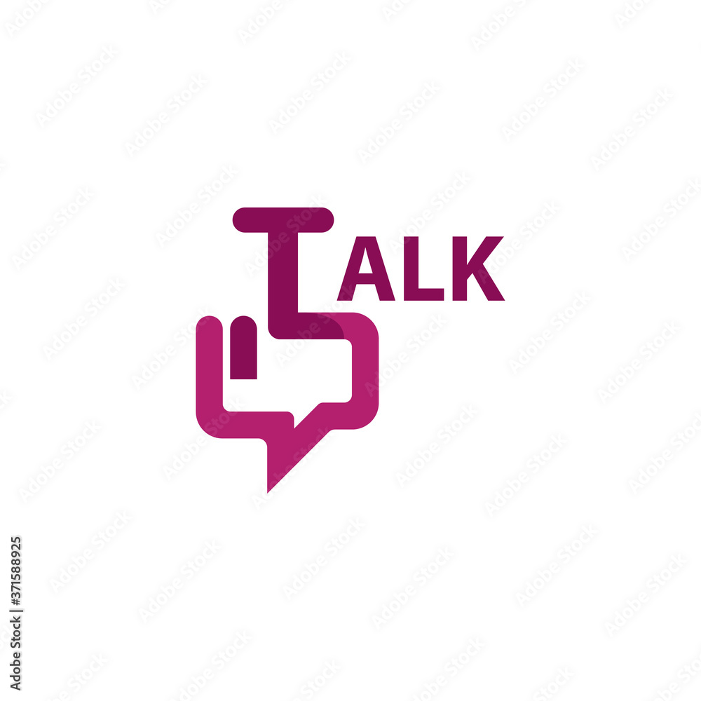 Talk Consult logo design, business logo template design concept vector Talk Consult logo design, business logo template design concept vector