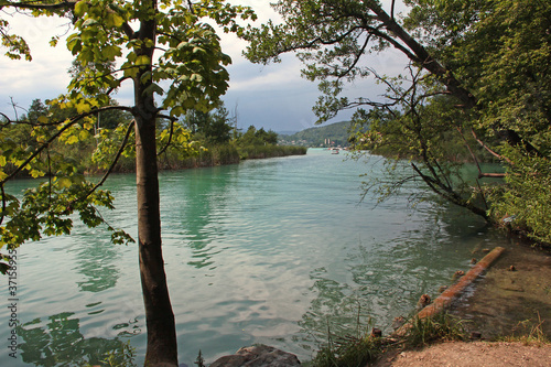 Fluss Glan am Wörthersee in Kärnten