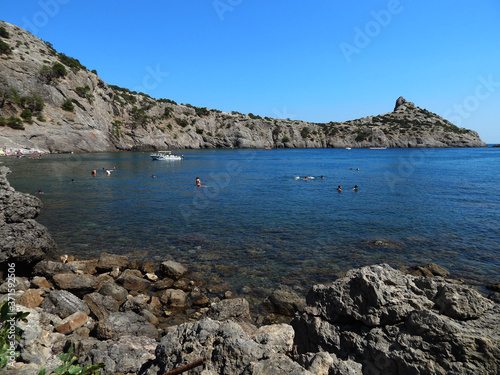 sea, mountains, summer, sunny