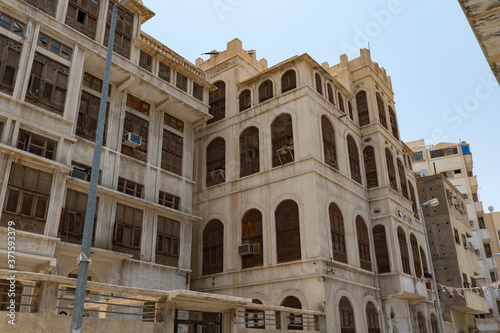 Dilapidated historical buildings in Taif city, western Saudi Arabia  photo