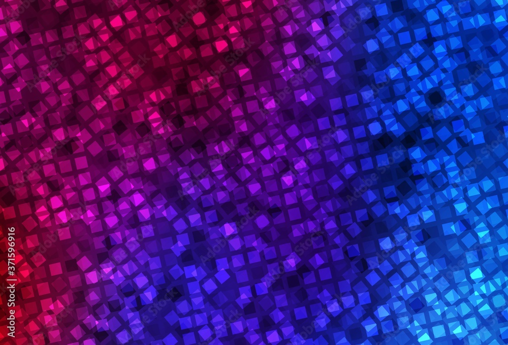 Dark Blue, Red vector pattern in square style. Dark Blue, Red vector pattern in square style.
