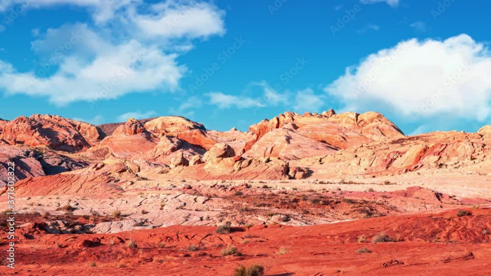 Rock formations in the Nevada desert at Valley of Fire State Park, USA Rock formations in the Nevada desert at Valley of Fire State Park, USA