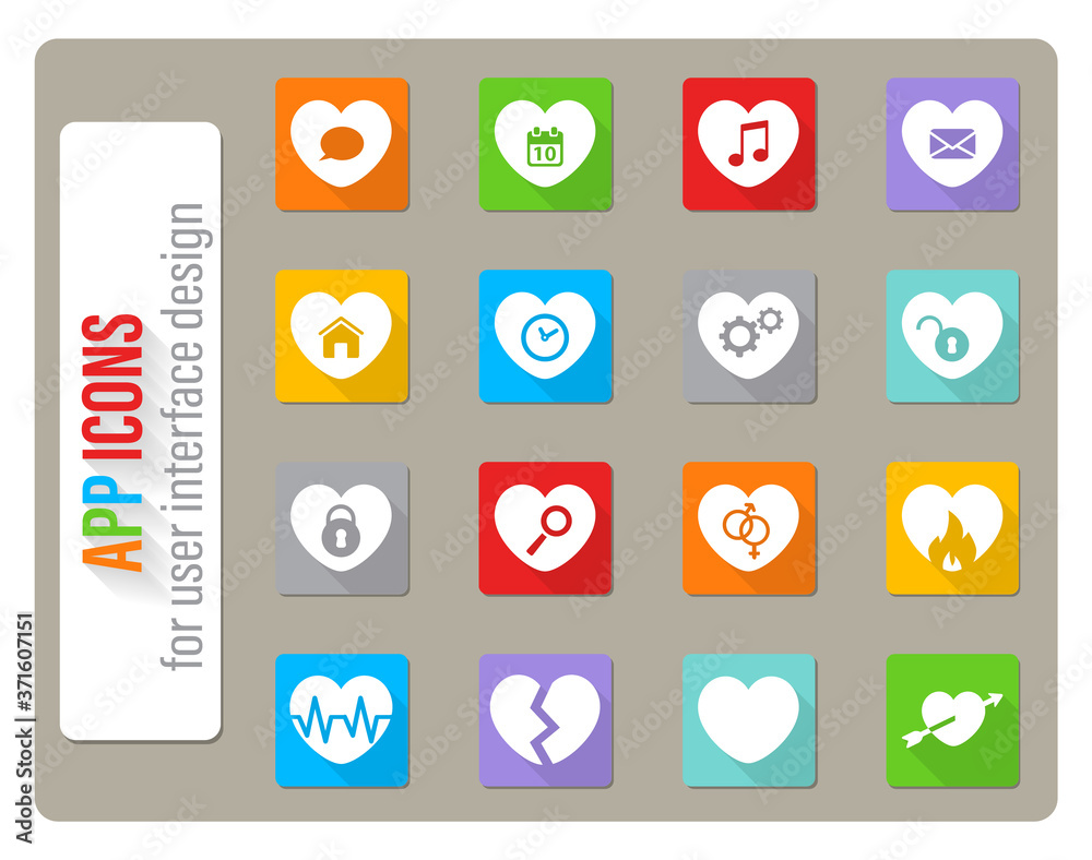 Heart simply icons