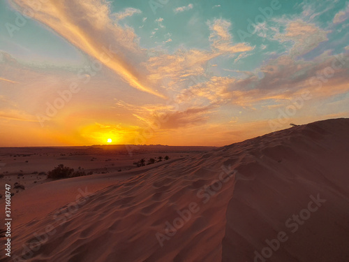 Fototapeta Naklejka Na Ścianę i Meble -  sunset in the desert