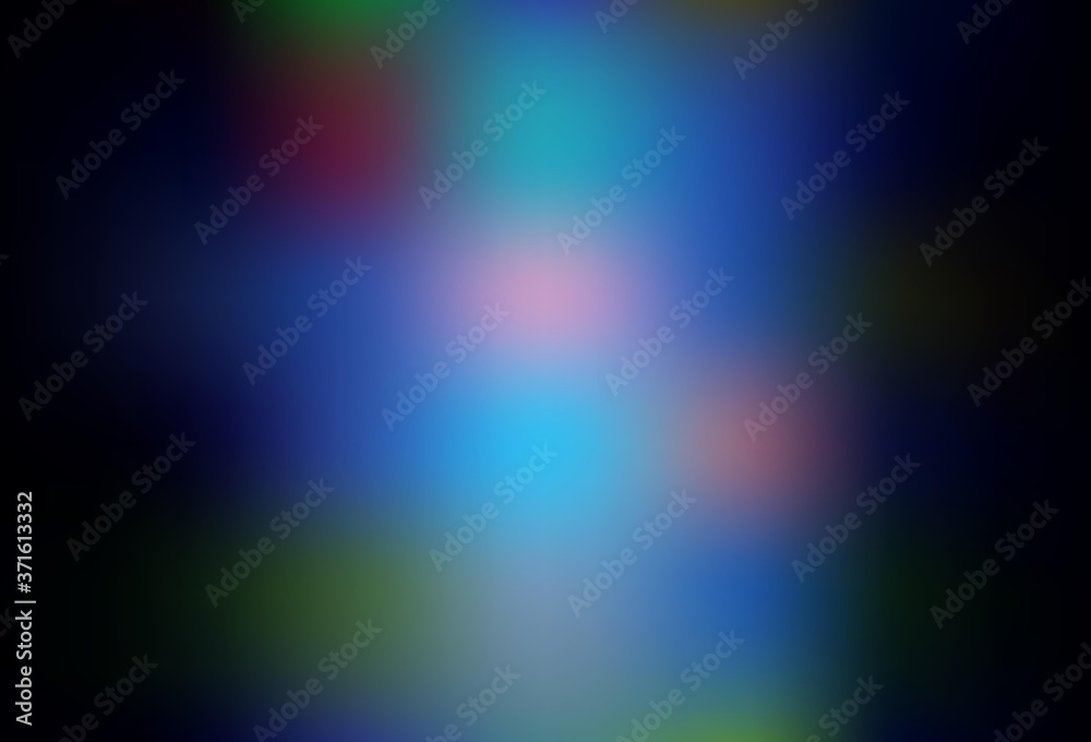 Fototapeta premium Dark Blue, Green vector colorful blur background.