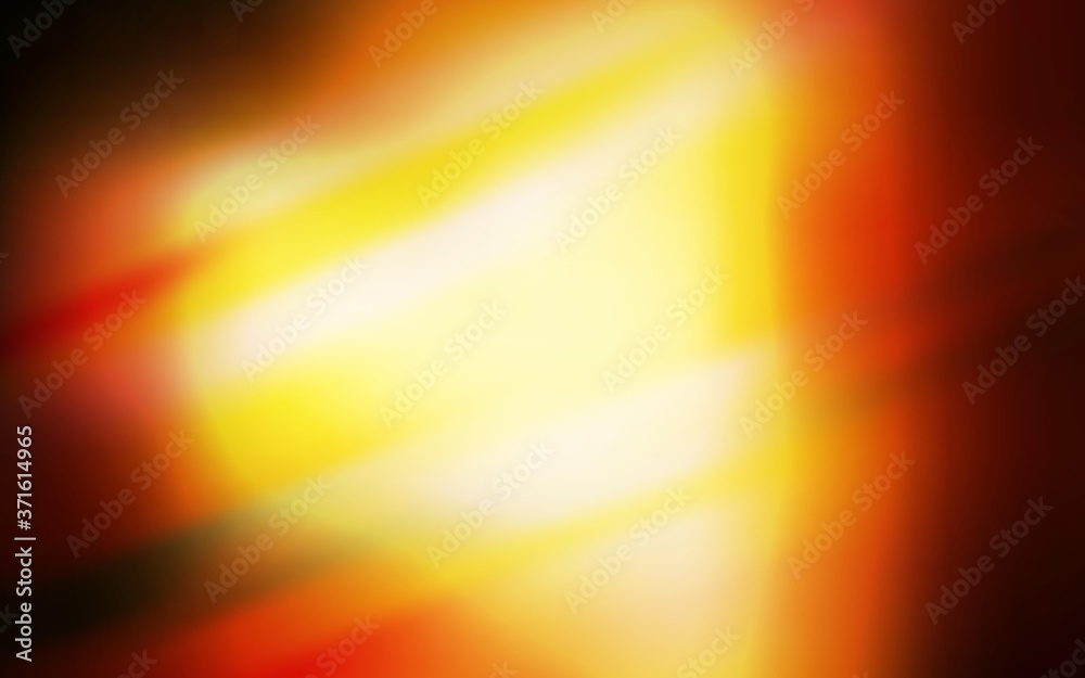 Fototapeta premium Dark Orange vector blurred background. Abstract colorful illustration with gradient. Smart design for your work.