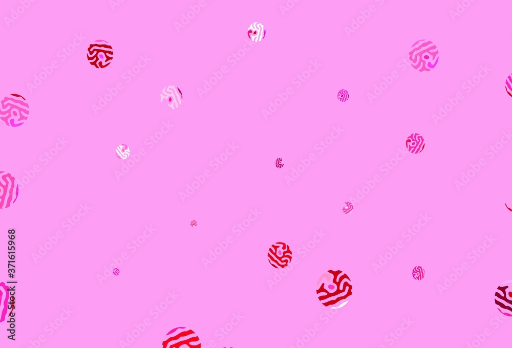 Light Purple, Pink vector template with circles. Light Purple, Pink vector template with circles.