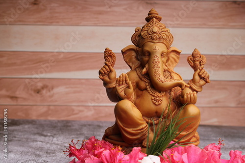 Foto Lord Ganesha Idol, Ganesh festival.