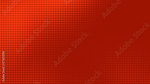 Dots halftone red purple color pattern gradient texture with technology digital background. Dots pop art comics style.