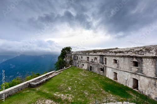 Fort Punta Corbin is an Italian fortress of the First World War. Treschè Conca, Roana, Vicenza Province, Veneto, Italy, Europe.