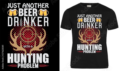 Fotografie Hunting t shirt design