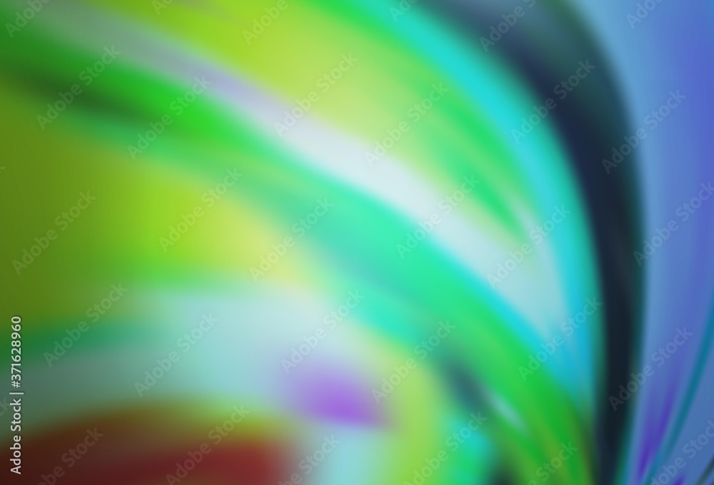 Naklejka premium Light Blue, Green vector colorful abstract texture. An elegant bright illustration with gradient. Elegant background for a brand book.