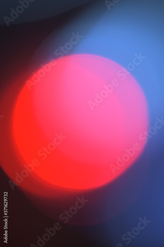 Red and blue bokeh background