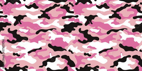 vector camouflage pattern for clothing design. Pink camouflage military pattern	