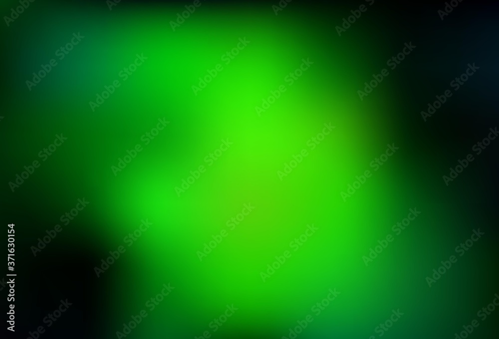 Dark Green vector abstract bright texture.