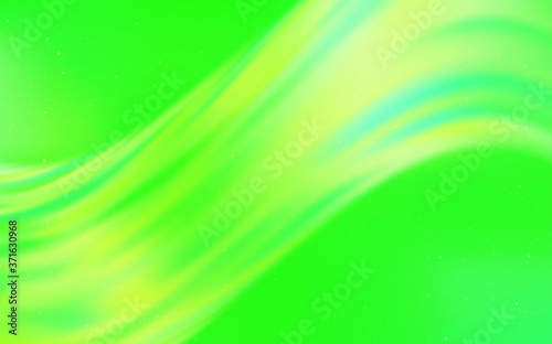 Light Green vector texture with milky way stars. Modern abstract illustration with Big Dipper stars. Pattern for astrology websites.