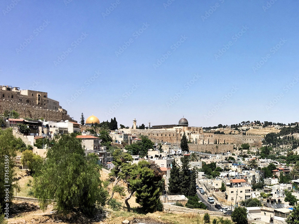 A panoramic view of Jerusalem