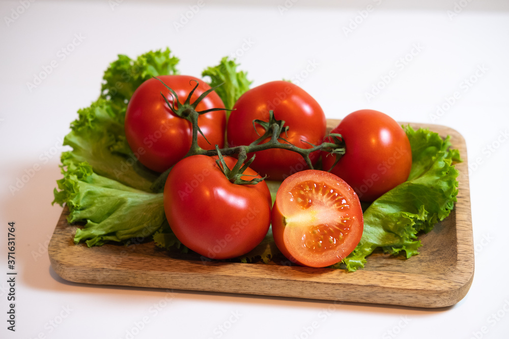 Juicy and fresh tomatoes ready for eating. Juicy and fresh tomatoes ready for eating.