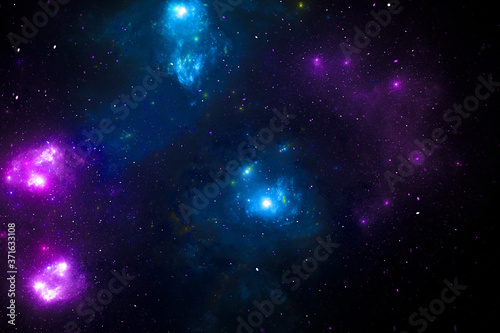 Wallpaper Mural Abstract colorful light elements on dark background.  Torontodigital.ca