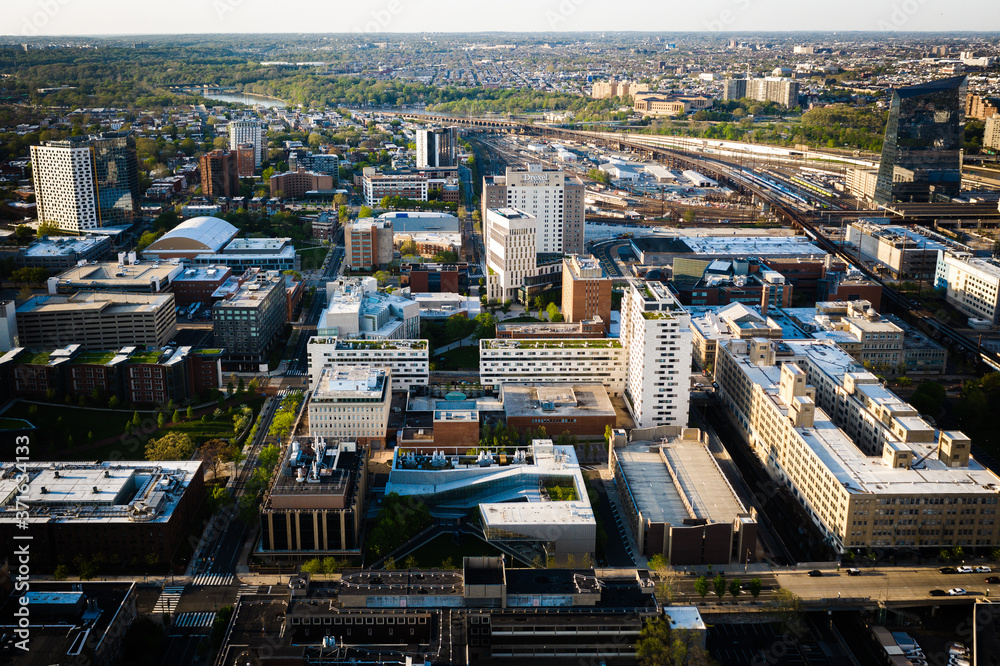 Fototapeta premium Aerial of South Philadelphia 