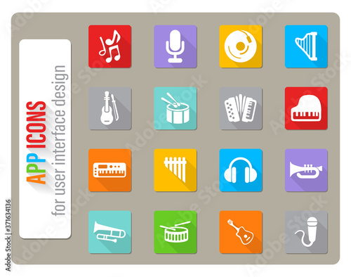 music icon set