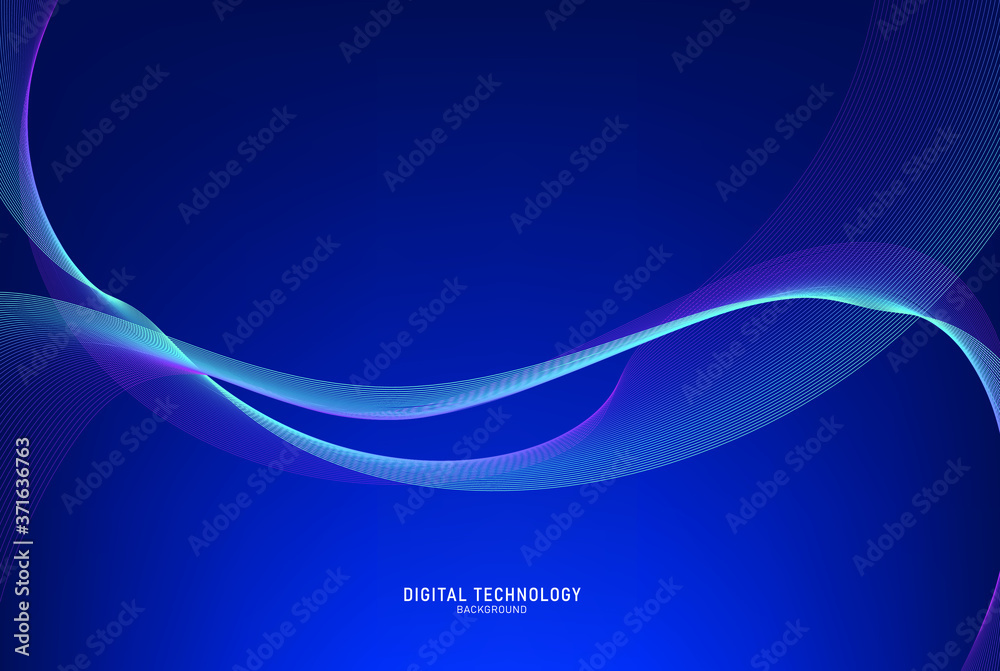 Abstract flow lines digital technology, smooth particle wave, big data techno, design concept background and wallpaper, vector eps
Abstract flow lines digital technology, smooth particle wave, big data techno, design concept background and wallpaper, vector eps