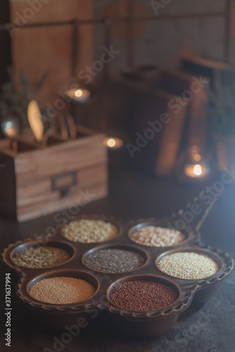Fototapeta Naklejka Na Ścianę i Meble -  Pseudo-grain and old grain varieties in trend