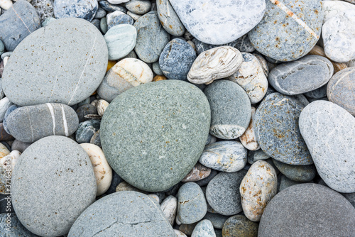 Close-up image of many stones can become a background picture