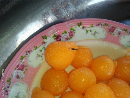 Thong Yod Thai well-known traditional dessert , gold egg-yolks drops