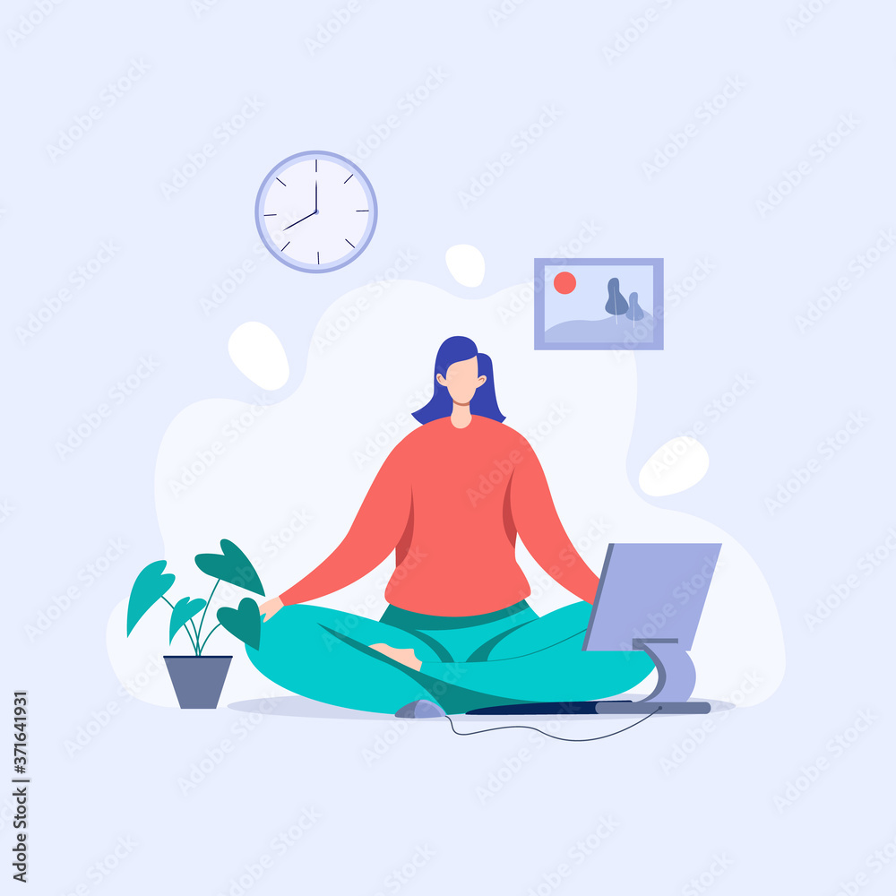 Yoga mind Computer, Restart Your Work Day With Yoga For The Office