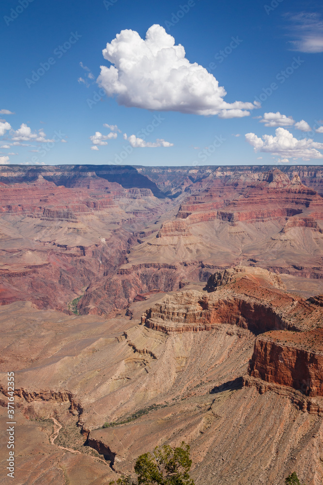 A cloud over Grand Canyon, Arizona, USA A cloud over Grand Canyon, Arizona, USA