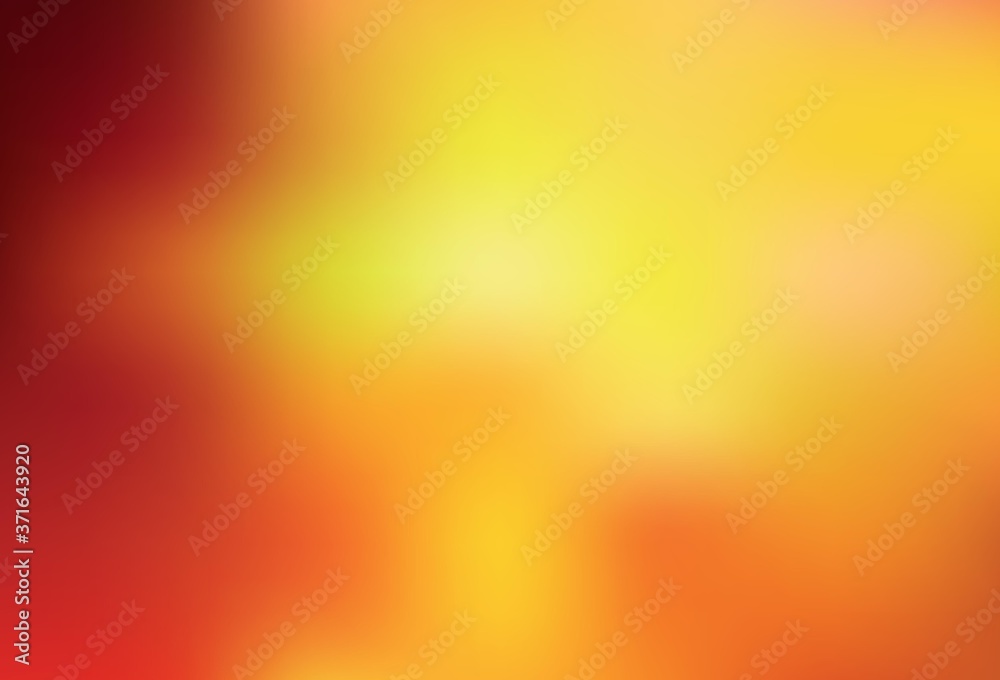 Light Red, Yellow vector abstract bright pattern.